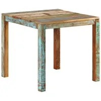 vidaXL Esstisch Esstisch 82x80x76 cm Altholz Massiv (1-St)