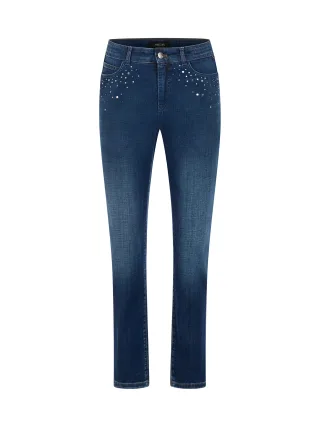 Marc Cain Pants - Jeans SILEA im Slim Fit vintage indigo - Gr. - 38