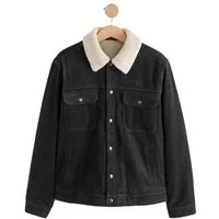 Next Hemdjacke Truckerjacke aus Cord mit Borgfutter (1-St)
