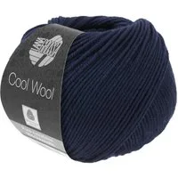LANA GROSSA COOL WOOL pflegeleichtes Strickgarn extrafeine Merinowolle Häkelwolle, 160 m (Strickgarn aus extrafeiner Merinowolle, kuschelig weich und pflegeleicht), 50 g