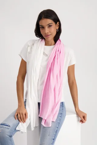 monari - Schal mit Batikverlauf bubblegum gemustert - Gr. - OS