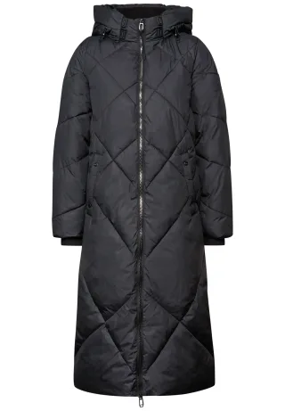 Street One - Lange Steppjacke Obsidian Blue - Gr. - 38