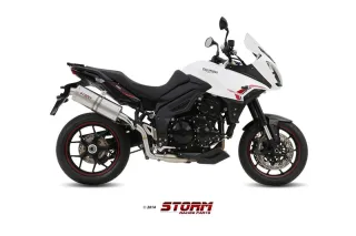 Sport Auspuff Oval Storm by MIVV Triumph Tiger 1050 Sport Bj. 2013-2016 mit ABE