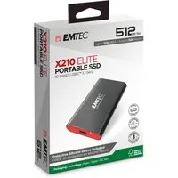 EMTEC X210 Elite externe SSD (512 GB) 2,5"" 500 MB/S Lesegeschwindigkeit, 500 MB/S Schreibgeschwindigkeit