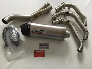 Sport Auspuff Komplettanlage MIVV Oval Titan Yamaha Tracer 900 /GT Bj.2015-2019 EURO-3 / EURO-4 +ABE