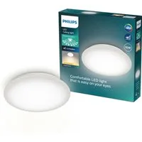 Philips LED Deckenleuchte Moire CL200, warmweiß (2700K), rund, weiß, LED fest integriert, Warmweiß, Sternenlichtoptik