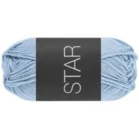 LANA GROSSA STAR Häkelwolle, 90 m (klassisches Topflappengarn aus 100 % Baumwolle), 50 g