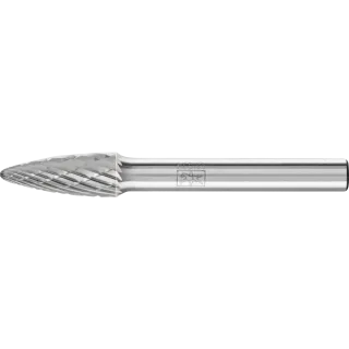 PFERD TOOLS Hartmetall Frässtift Rundbogen RBF Z3P universal mittel kreuzverzahnt - 21117626