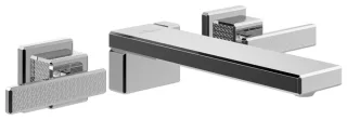 Villeroy & Boch Dreiloch-Waschtischarmatur Mettlach 340x53x215mm ohne Ablaufgarnitur Chrom TVW12600400061