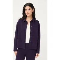 Olsen Sweatjacke Jerseyjacke mit Hemdblusenkragen