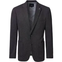 VENTI Sakko VENTI Herren Sakko Revers Casual-Fit Stretch Bi-Color Anthrazit