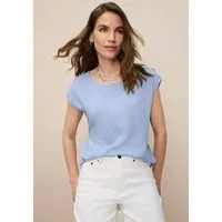Tamaris Shirtbluse aus fließender Viskose-Qualität luftig, leicht für den Sommer