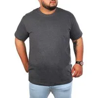 Young & Rich T-Shirt Herren Übergröße Basic big size optimierte moderne Passform Rundhalsauschnitt unifarben kurzarm regular fit