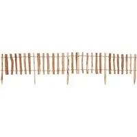 Kiehn-Holz Beetumrandung Mini-Haselnuss-Beetgrenze, LxH: 200x28 cm, Abstand 3-4 cm