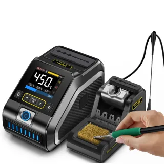 FNIRSI DWS-200 Intelligent Temperature-controlled Soldering Station Repair Electric Soldering Iron Peak Power 200W Super