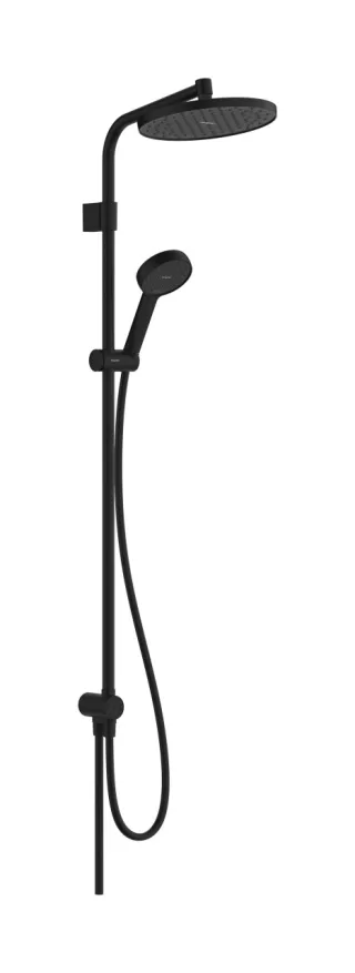 Hansgrohe Activera S Showerpipe 240 1jet EcoSmart Reno Varia mattschwarz, 28074670 28074670