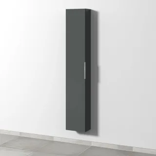 Sanipa 3way Hochschrank mit 1 Tür, Anthrazit-Matt UM16022