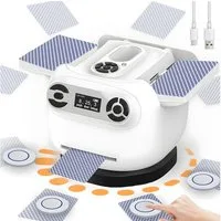 AKKEE Spiel Automatischer Kartenmischer und Dealer-Automat, Kartenmischer elektrisch