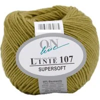 Online Garne Linie 107 Supersoft Baumwollmischgarn Häkelwolle, (pastell und bunt, Wolle zum stricken und häkeln, Strickgarn, Handstrickgarn), 60% Baumwolle, 40% Polyacryl