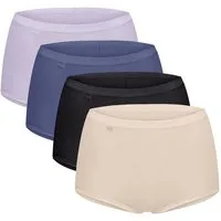 sloggi Maxislip Originals Basic (4-St) Hoher Slip, Taillenslip, High Waist Slip