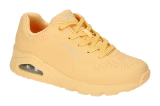 Skechers 73690 ORYL UNO - STAND ON AIR Damenschuhe Sneaker Orange/Yellow