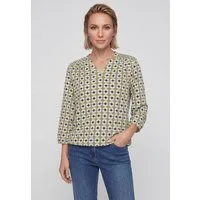 Olsen Tunikashirt mit Allover-Dessin und Tunikaausschnitt