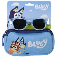 Bluey Sonnenbrille Kinder Set mit Etui und Schutzcover für Alltag und Urlaub