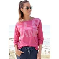 Elbsand Langarmshirt Niola mit großem Frontprint, Longsleeve aus Baumwoll-Mix