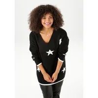Aniston PLUS Strickpullover Vokuhila - hinten etwas länger geschnitten