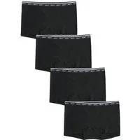 Next Schlüpfer Slips mit Logo im 4er-Pack, Boyshorts (4-St)