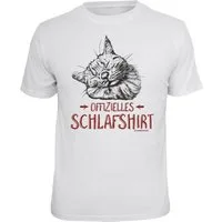 RAHMENLOS® T-Shirt Offizielles Schlafshirt süsse Katze