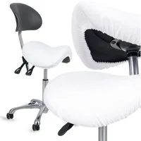 Habys Massageliege Frottee Bezug für Rollhocker, Drehhocker, Durchmesser 34-40 cm