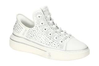 Skechers 186005 WHT Sneaker wei? Strass - SNOOP DOGG - HANDS FREE SLIP INS