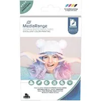 Mediarange Fotopapier MRINK104, Format 10x15 cm, hochglänzend, mit Spezialbeschichtung, 50 Blatt