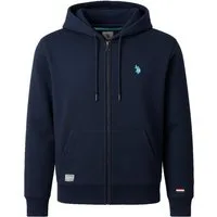 U.S. Polo Assn. Kapuzenpullover Sweat Hoodie (100% Baumwolle) navyblau Herren