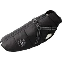 Mate for dogs Hundemantel Hundejacke Laika Haustier Weste mit Brustgeschirr Gurt gefüttert, in verschiedenen Größen