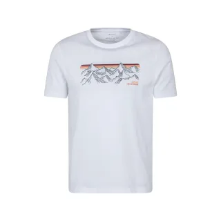 Mountain Warehouse - T-Shirt Stripes für Herren (Weiß)