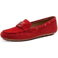 Tamaris Mokassin, Slipper, Schlupfschuh, Flats mit Ösen und modischen Durchzügen
