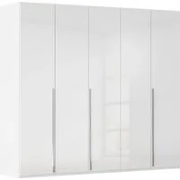 rauch Drehtürenschrank Kleiderschrank Schrank Garderobe Wäscheschrank BESTSELLER MONTCLAR (3 Ausstattungen BASIC/CLASSIC/PREMIUM (SOFT-CLOSE), Breiten 201-400 cm) Front in Glas/Hochglanz/Dekor/Grauspiegel in 5 Breiten MADE IN GERMANY