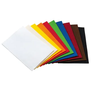 Textilfilz-Paket "Kreativ", Stärke 4 mm, 20 x 30 cm, kräftige Farben