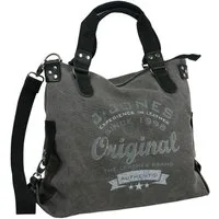 J JONES JENNIFER JONES Hobo Damen Umhängetasch aus Canvas, Große Vintage Schultertasche