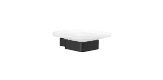 emco loft Seifenhalter Glasteil satiniert, schwarz, 053013300 053013300