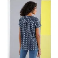 Sieh an! Klassische Bluse Bluse Kurzarm