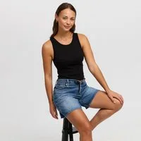 cfab (creamy fabrics) BH-Hemd Tank Bratop-Schwarz-XS (1-tlg)