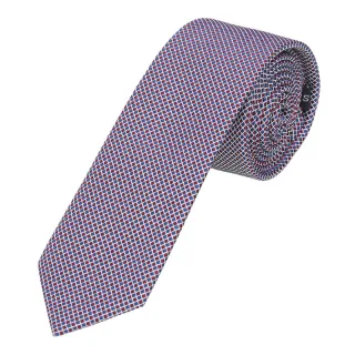 seidenfalter - Krawatte Micro 6,0-6,5cm bordo - Gr. - OS