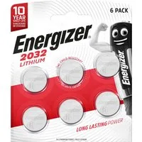 Energizer Energizer Knopfzelle CR2032 3 V 6 St. 240 mAh Lithium CR2032 Knopfzelle