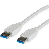 VALUE USB 3.2 Gen 1 Kabel, Typ A-A USB-Kabel, USB 3 Typ A Männlich (Stecker), USB 3 Typ A Männlich (Stecker) (300.0 cm)