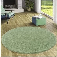 Snapstyle Hochflor-Teppich Luxus Hochflor Langflor Teppich Milano Rund, Rund, Höhe: 43 mm