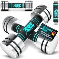RE:SPORT Hantel RE:SPORT® 2er Hanteln Set aus massivem Stahl 2,5/5/7,5/10 kg, Hantel, (Kurzhanteln Home Gym, Krafttraining & Muskelaufbau, Fitness Kurzhantel mit Gewichten & Schaumstoffgriff), 2er Hanteln Set aus Stahl 2,5/5/7,5/10 kg Hantel