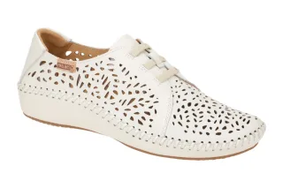 Pikolinos 655-4783 nata P. VALLARTA Damenschuhe Slipper Wei? Glattleder Keila...
